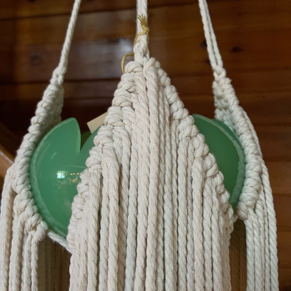 Cotton Macrame Plant 🪴 Hanger - Picture 9 of 11